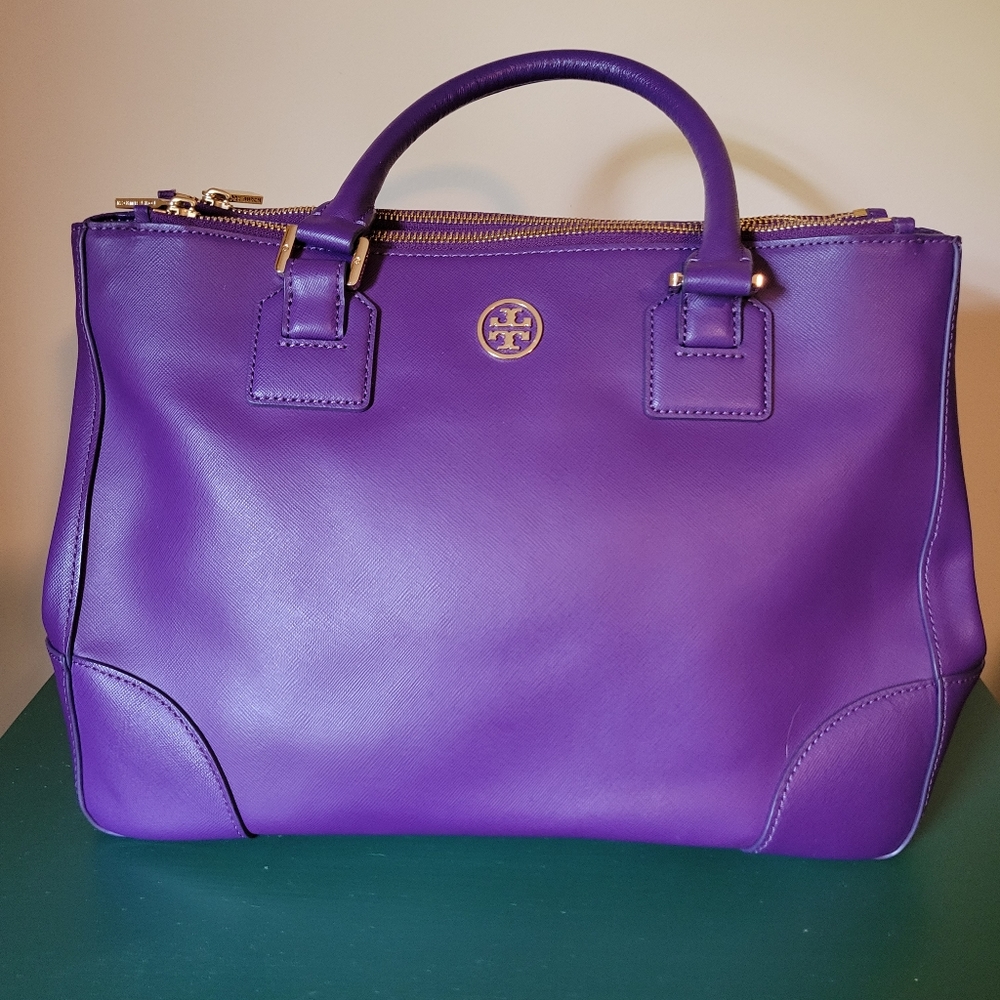 Tory Burch Robinson Double Zip Tote EUC